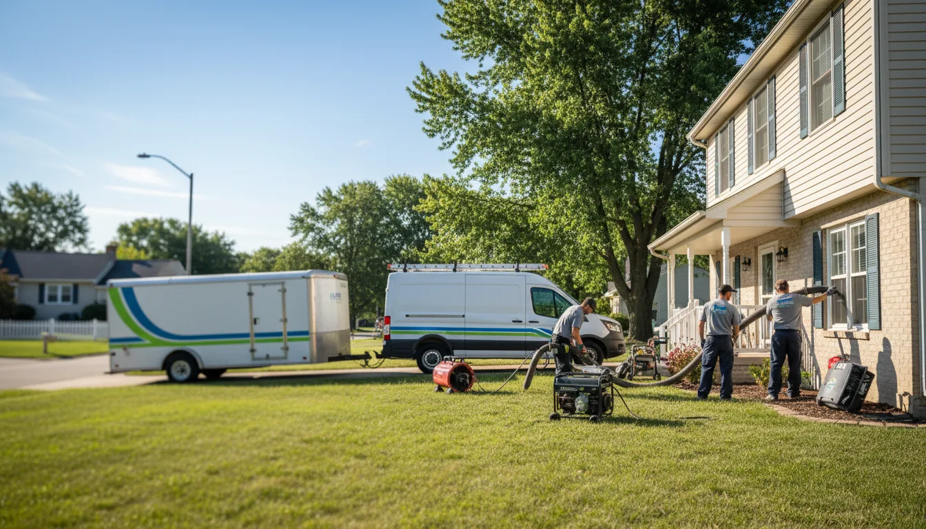 Flooded Basement Restoration And Cleanup With Repair in Grandview, IA near me